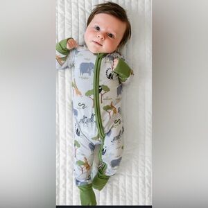 Little Sleepies Safari Friends Zippy Size 3T